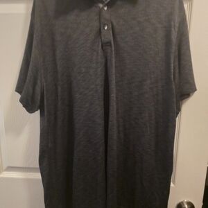 Van Heusen Dark Gray Polo Shirt